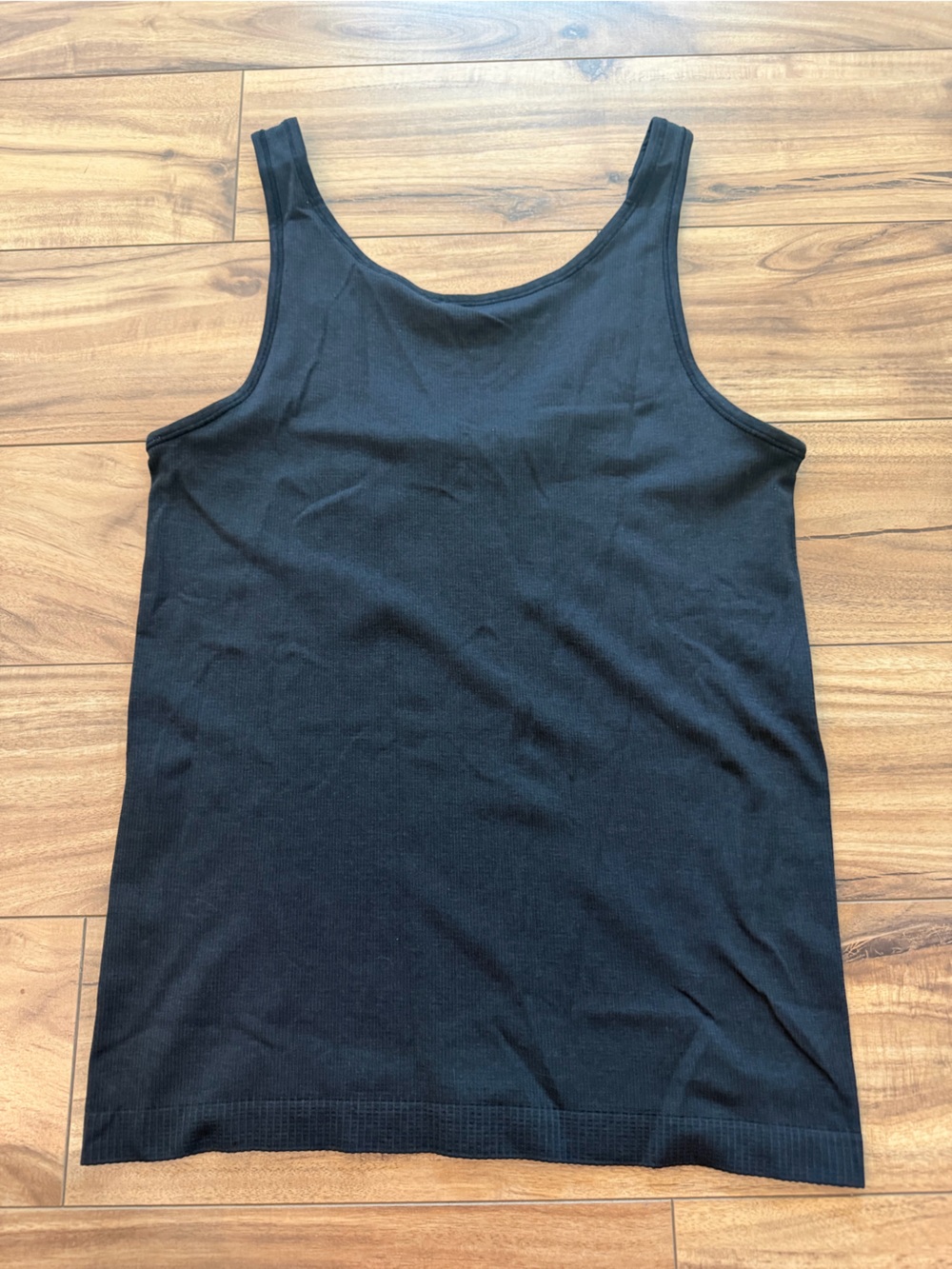 lululemon athletica Black Ribbed Tank Top